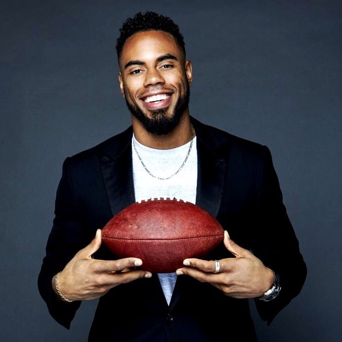 Portrait of Rashad Jennings, former NFL running back.